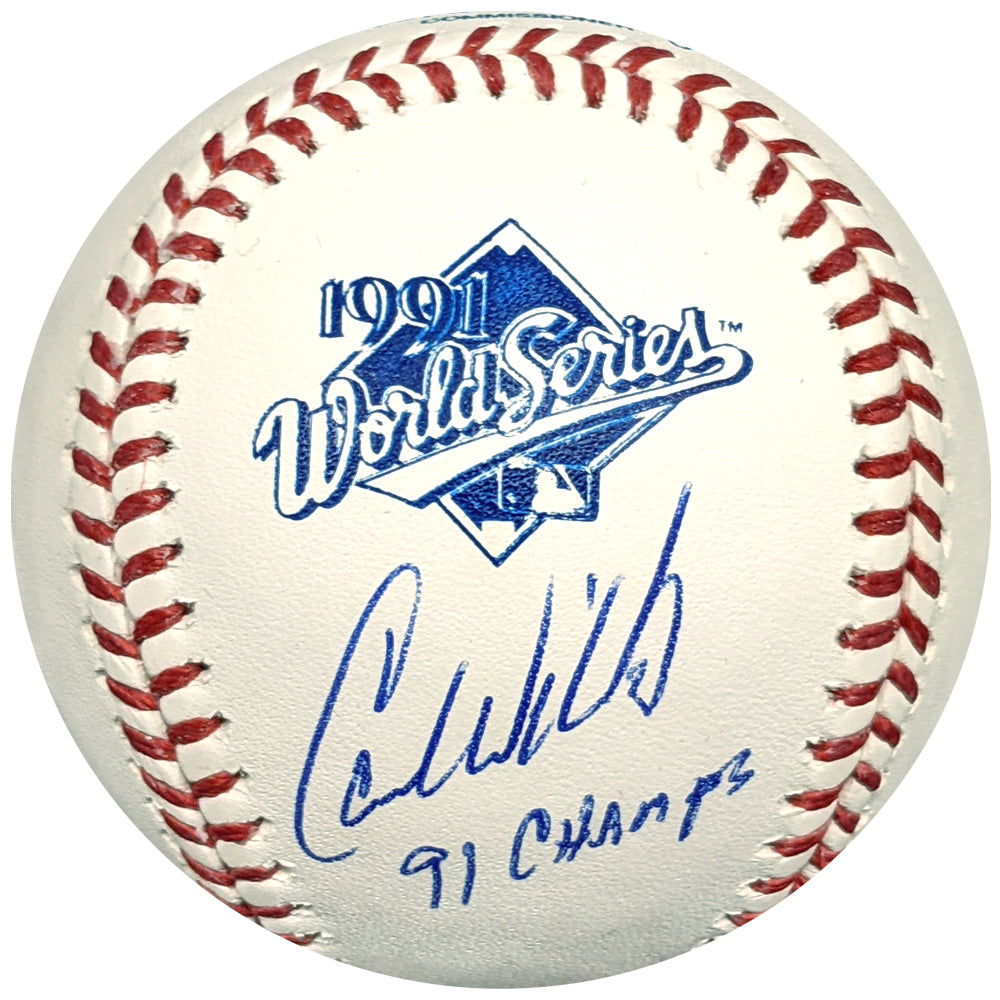 Juan Berenguer Autographed 1984 World Series Baseball w/ 84 Champs Ins –  Fan HQ