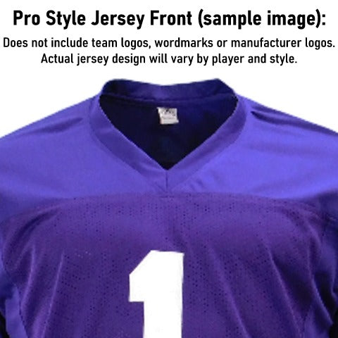 T.j. Hockenson Authentic Signed Purple Pro Style Jersey BAS Witnessed