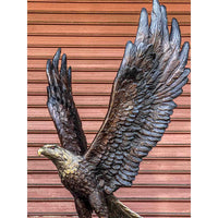 Eagle On Hunt Patriotic Bronze Statues | Randolph Rose Collection