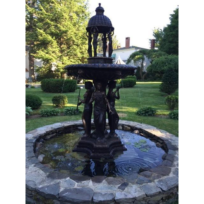 Four Seasons Musicians Fountain-Custom Bronze Statues & Fountains for Sale-Randolph Rose Collection