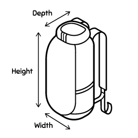 Kids Waterproof Backpack Size Guide