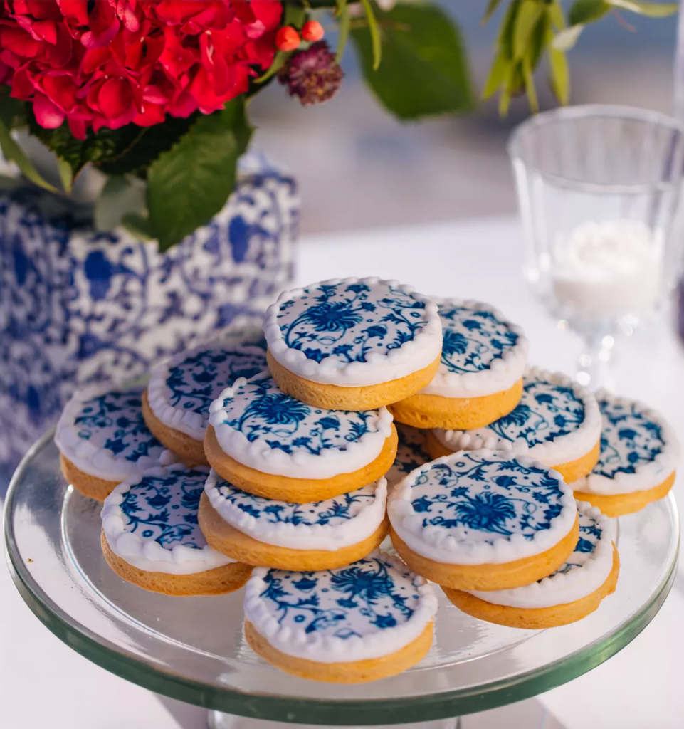 modern asian wedding cookies