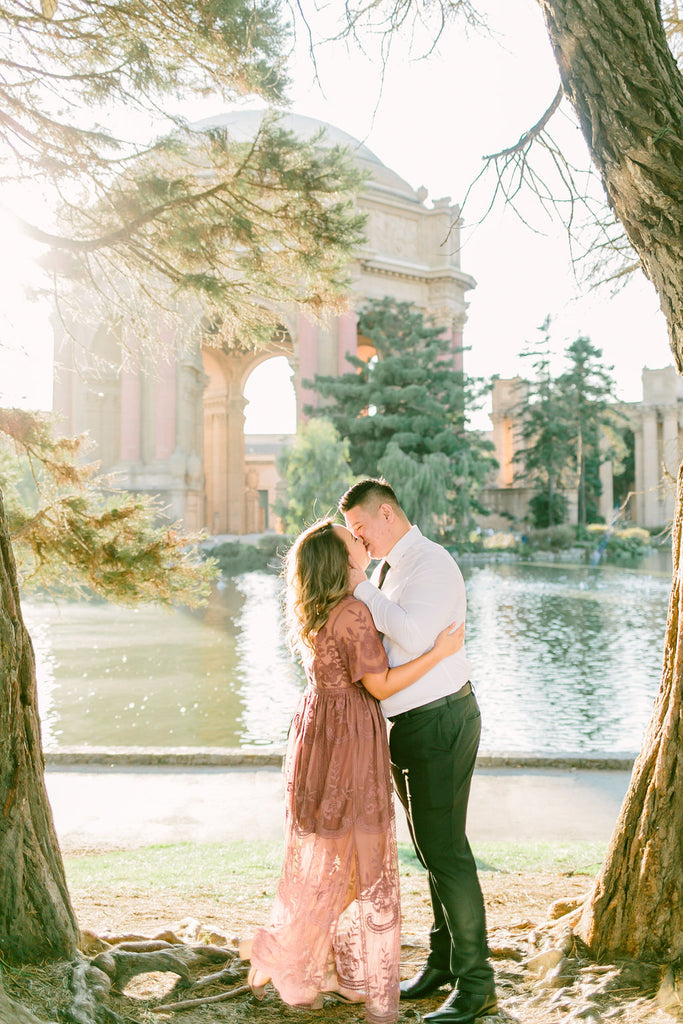 Best Bay Area Engagement Photoshoot Locations Palace of Fine Arts