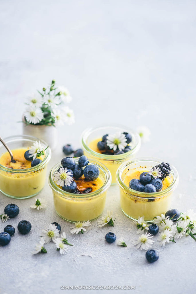 Ginger Creme Brulee Modern Asian Wedding Desserts