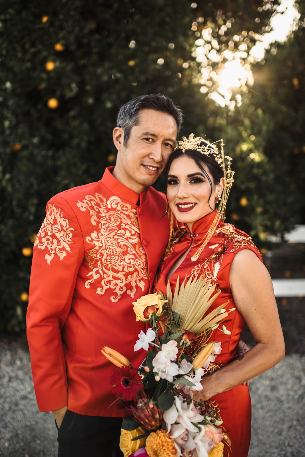 Multicultural Chinese and El Salvadoran Minimony Wedding