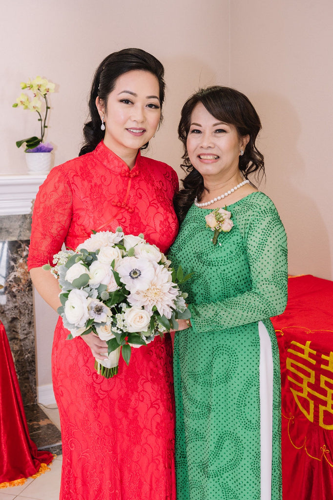 Half Sleeve Wedding Qipao