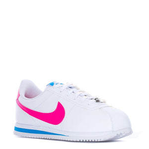 nike cortez blue and pink