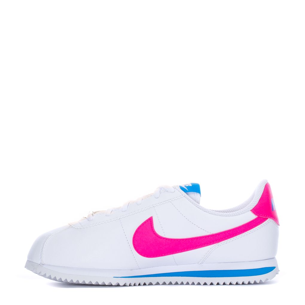 nike cortez pink and blue