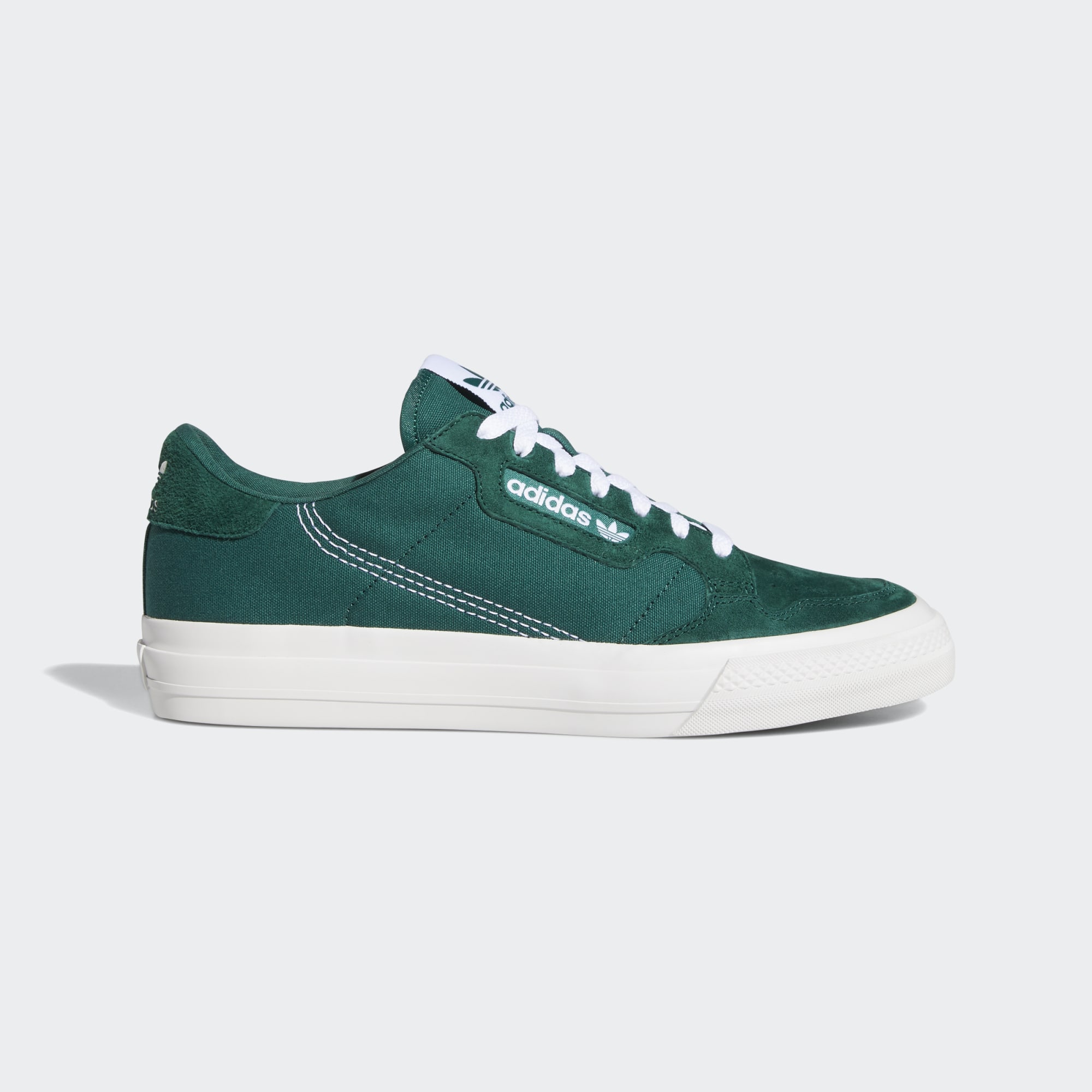 adidas continental vulc white and green