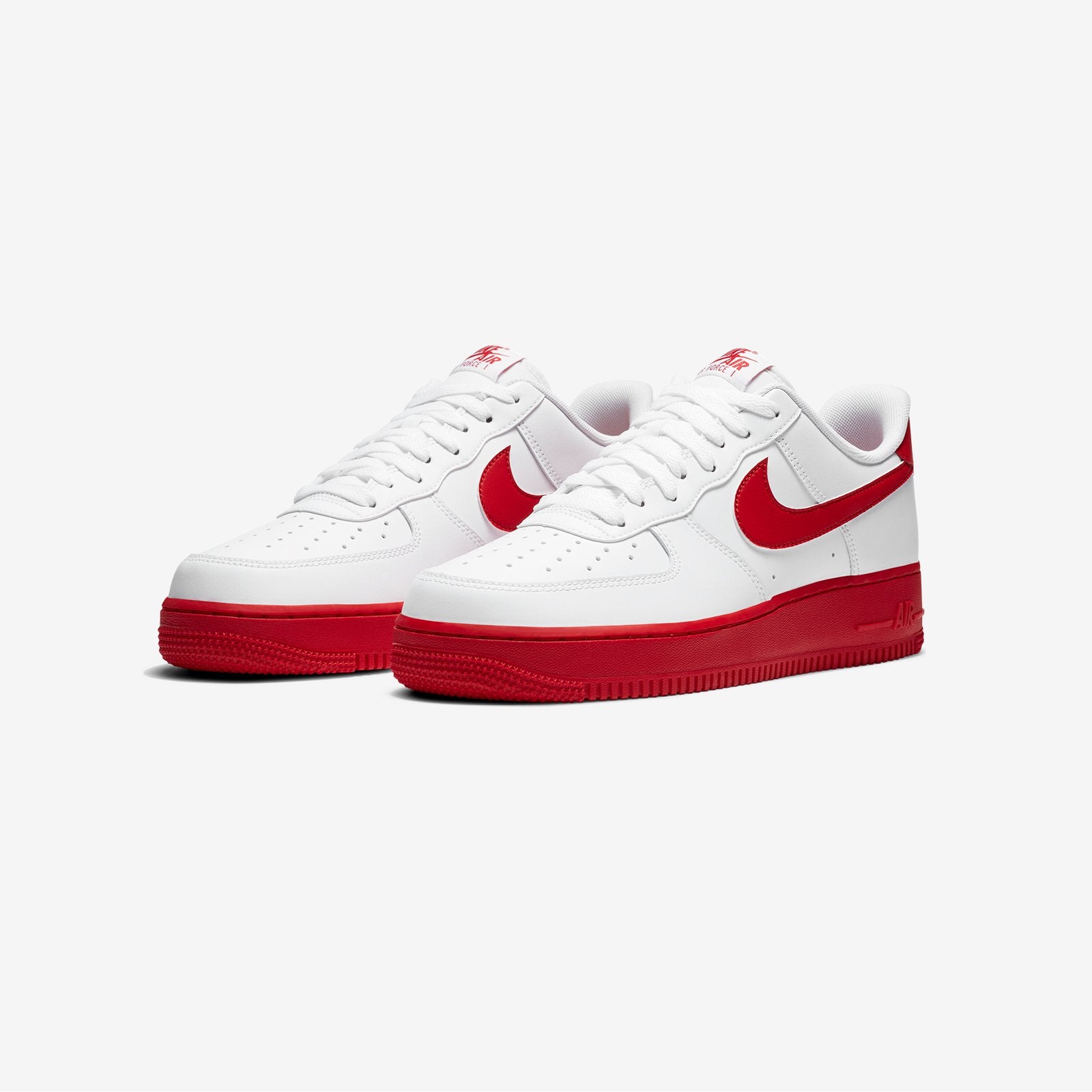 white red nike air force 1