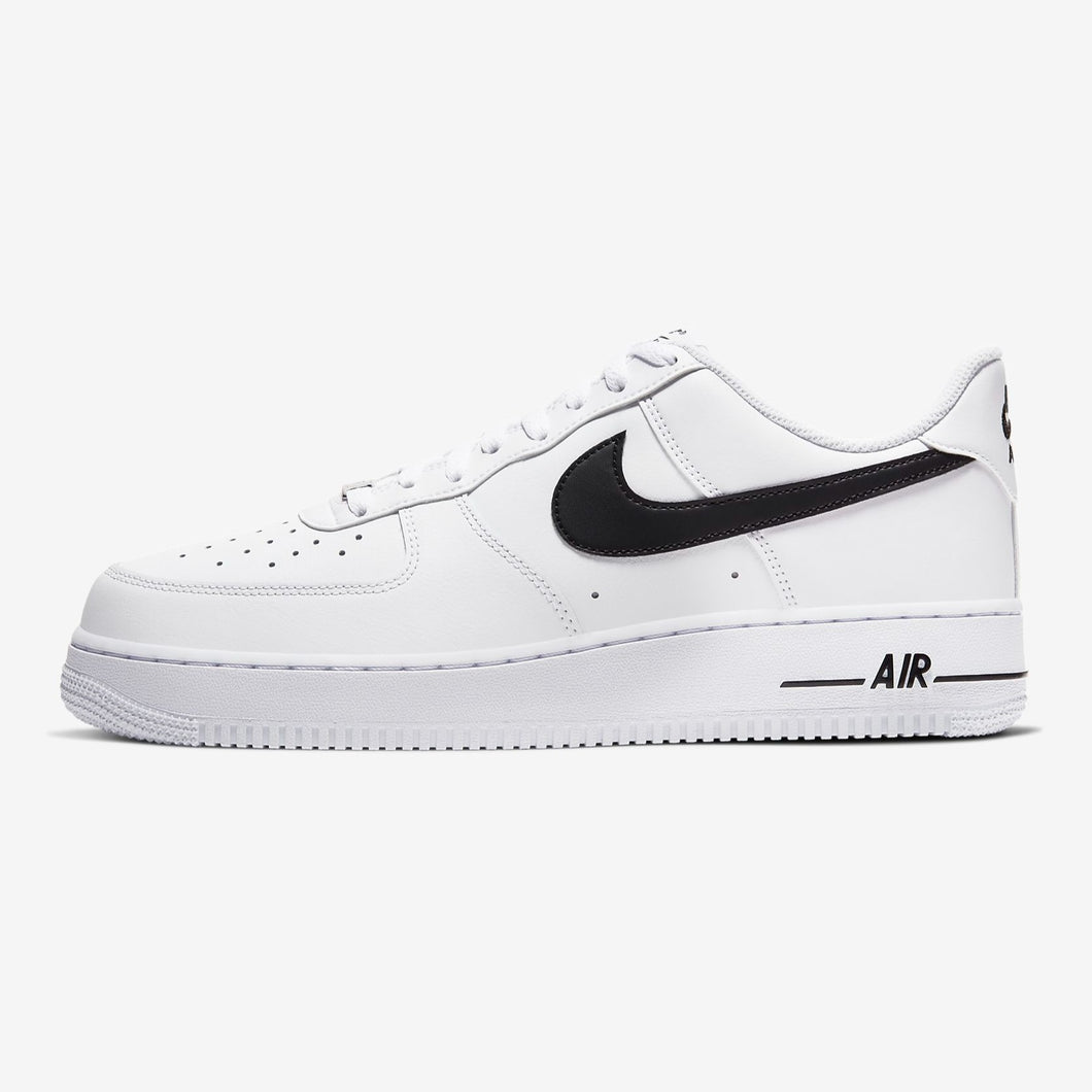 white and black tick air force 1
