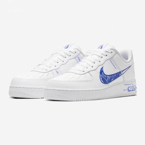 nike air force 1 lv8 white racer blue