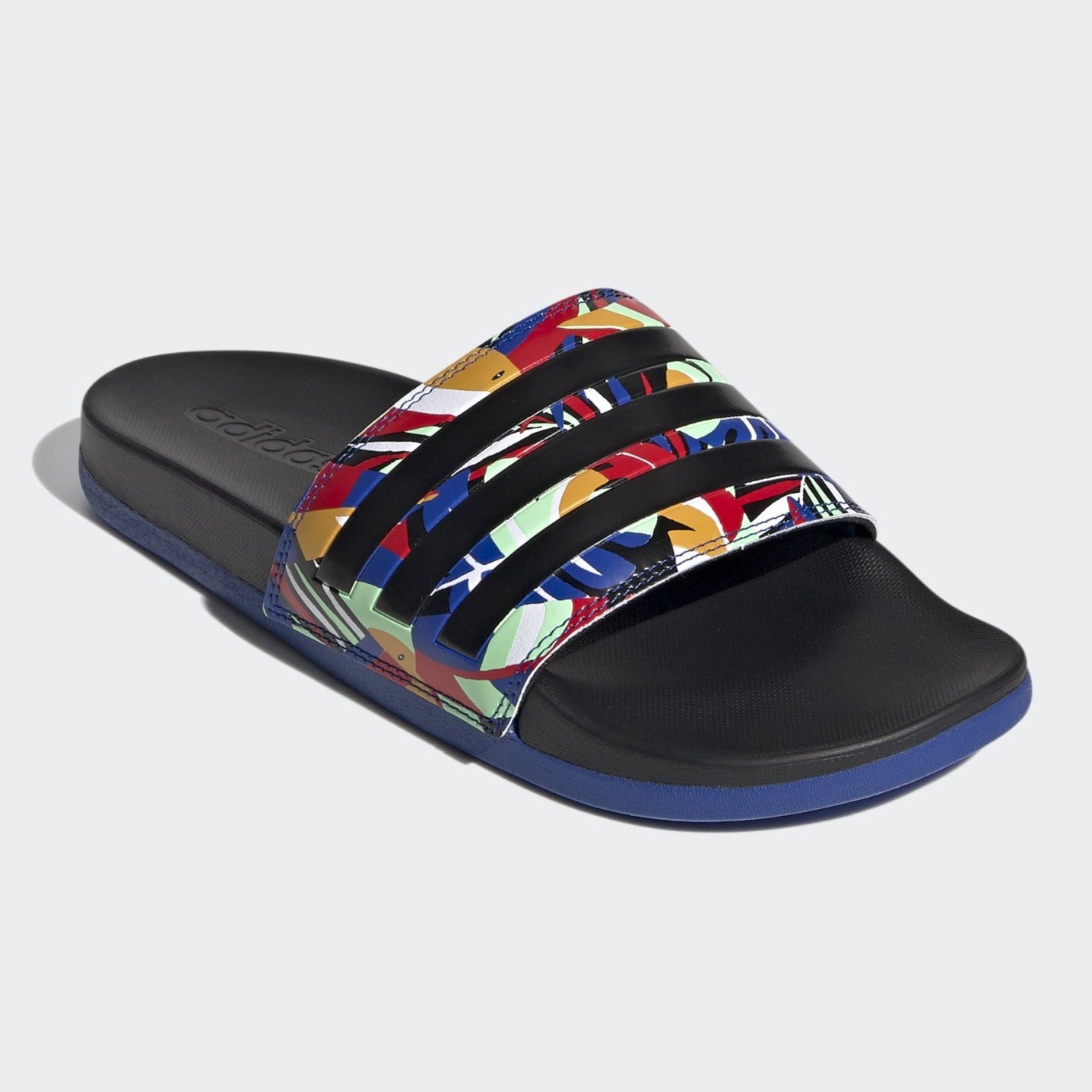 Se insekter Skriv en rapport dæk Adidas Adilette Cloudfoam Slides "Farm Rio" (Black/Royal Blue)(FW7255) –  Trilogy Merch PH