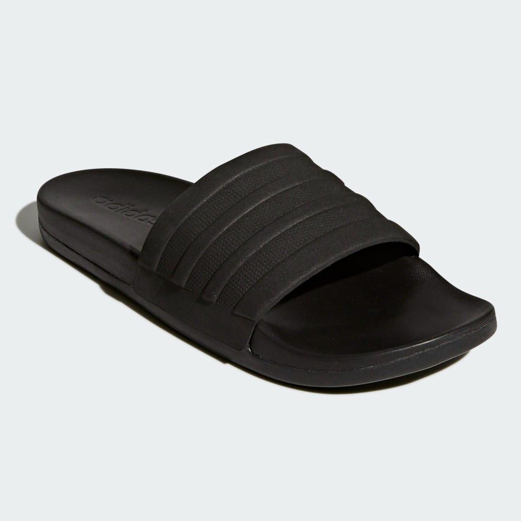 triple black adidas slides