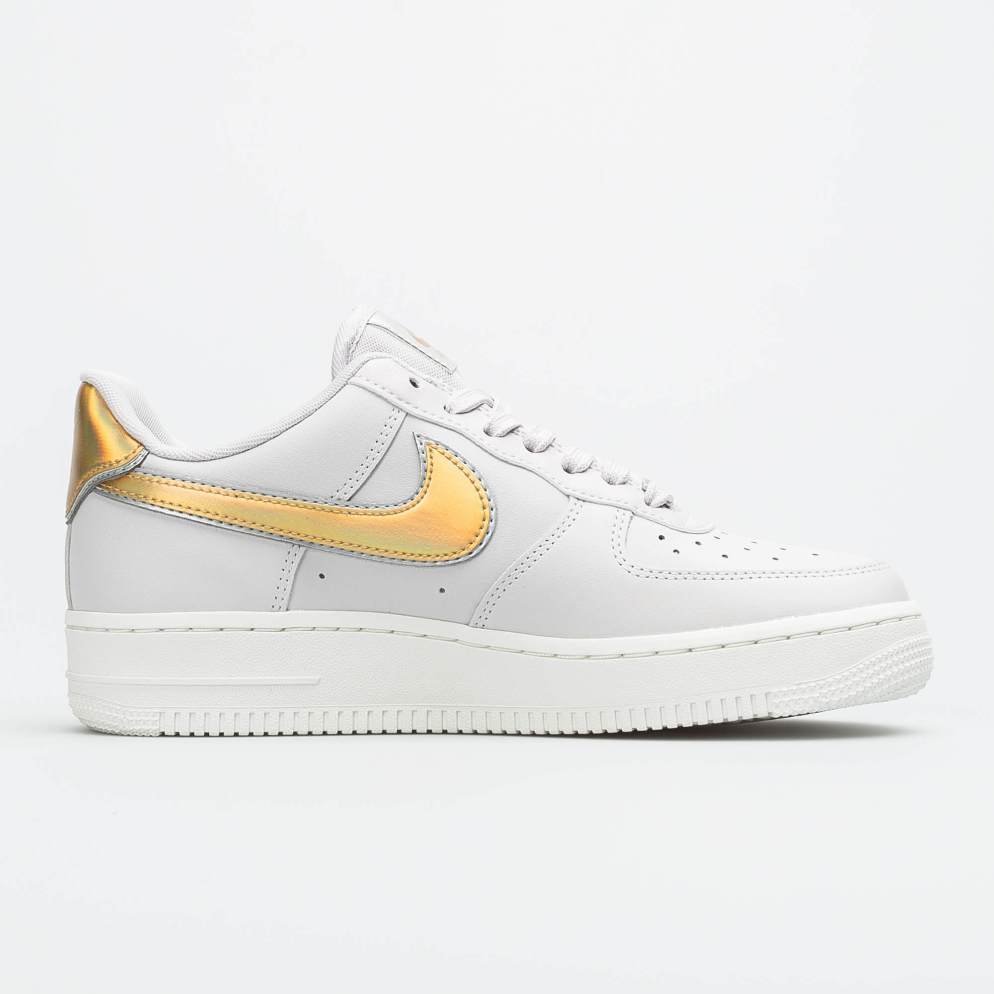 nike air force 1 womens gold and white