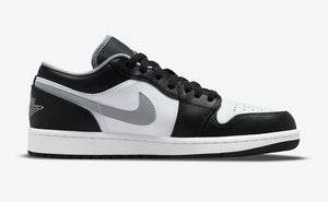 grey white and black jordan 1 low