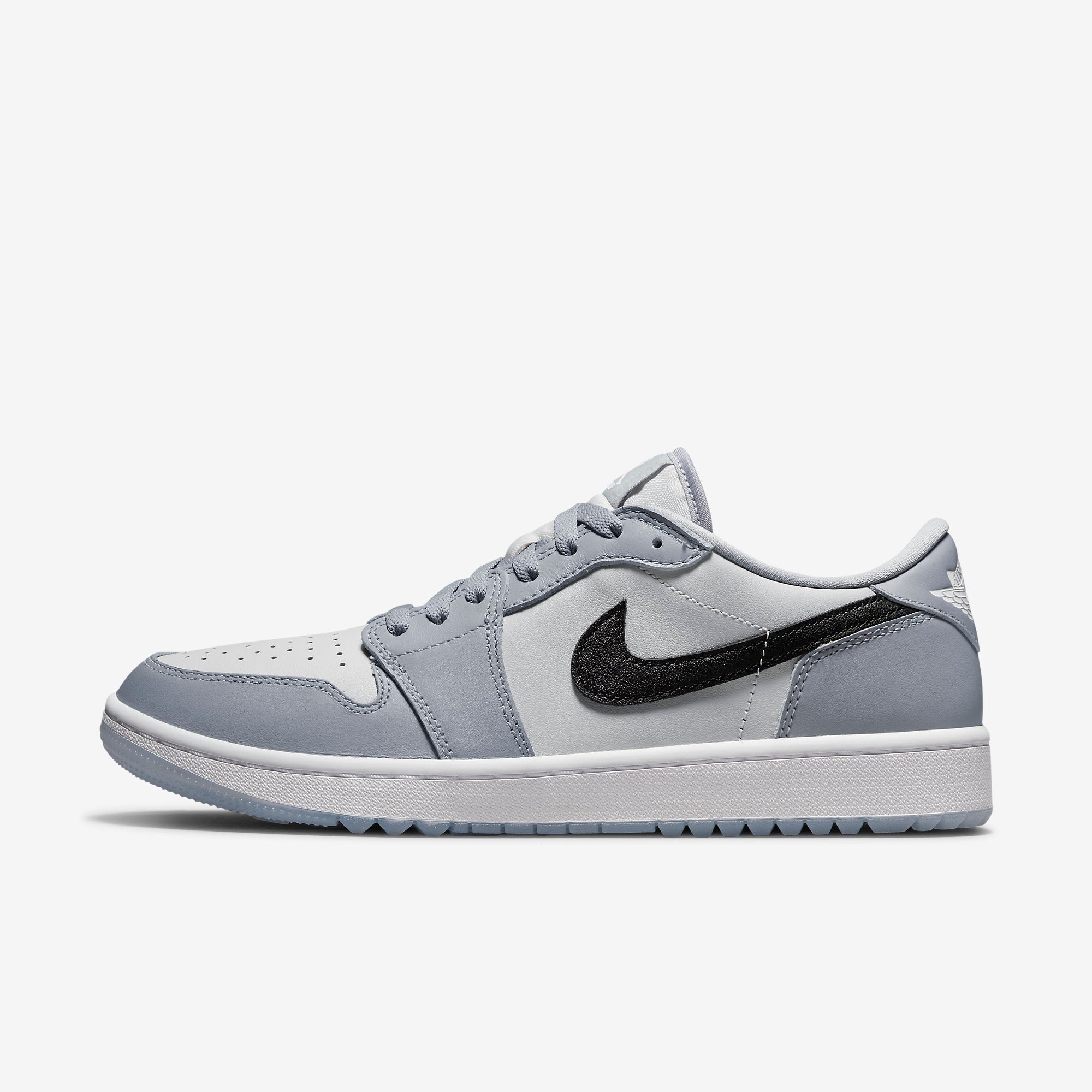 air jordan 1 low wolf grey men's