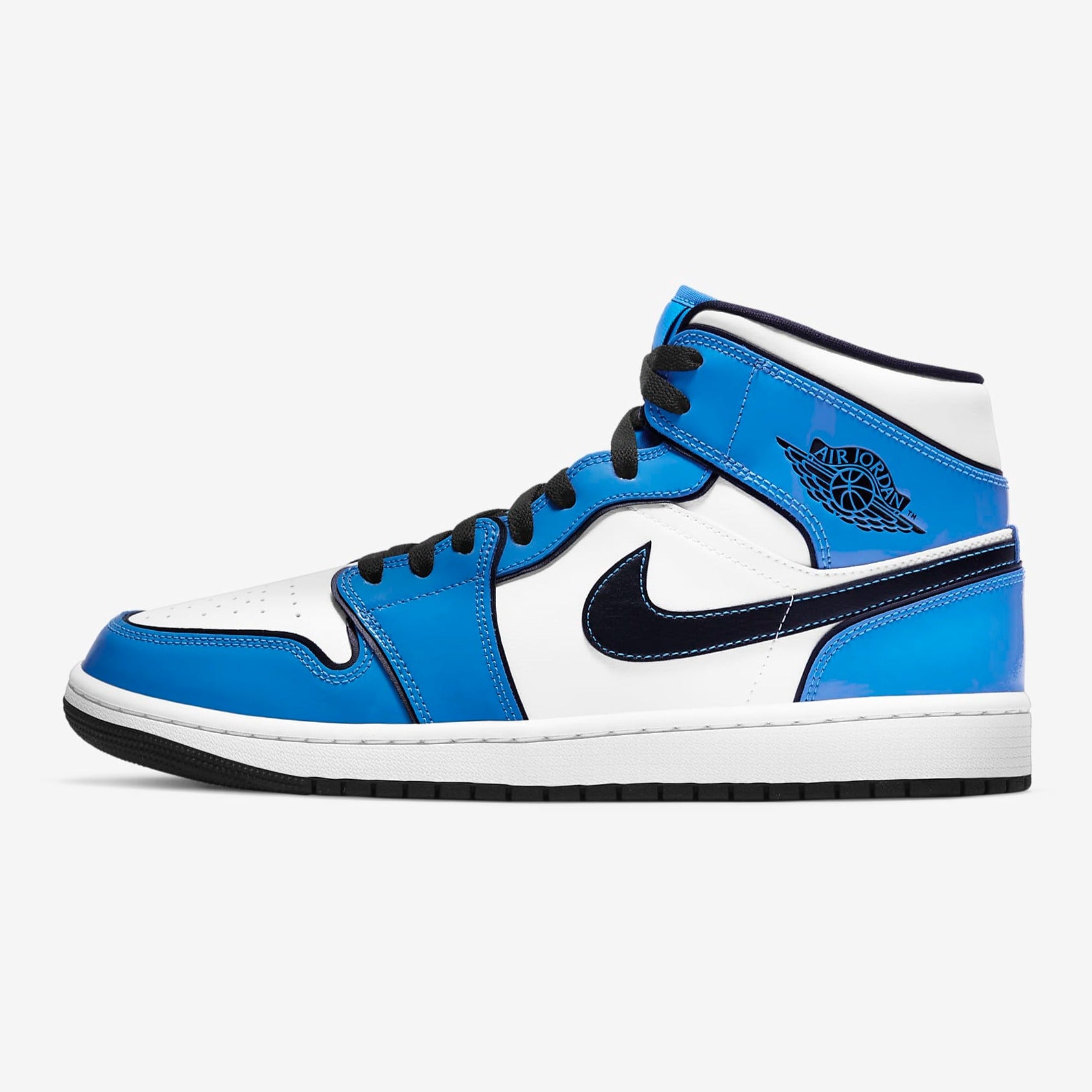 air jordan mid se signal blue