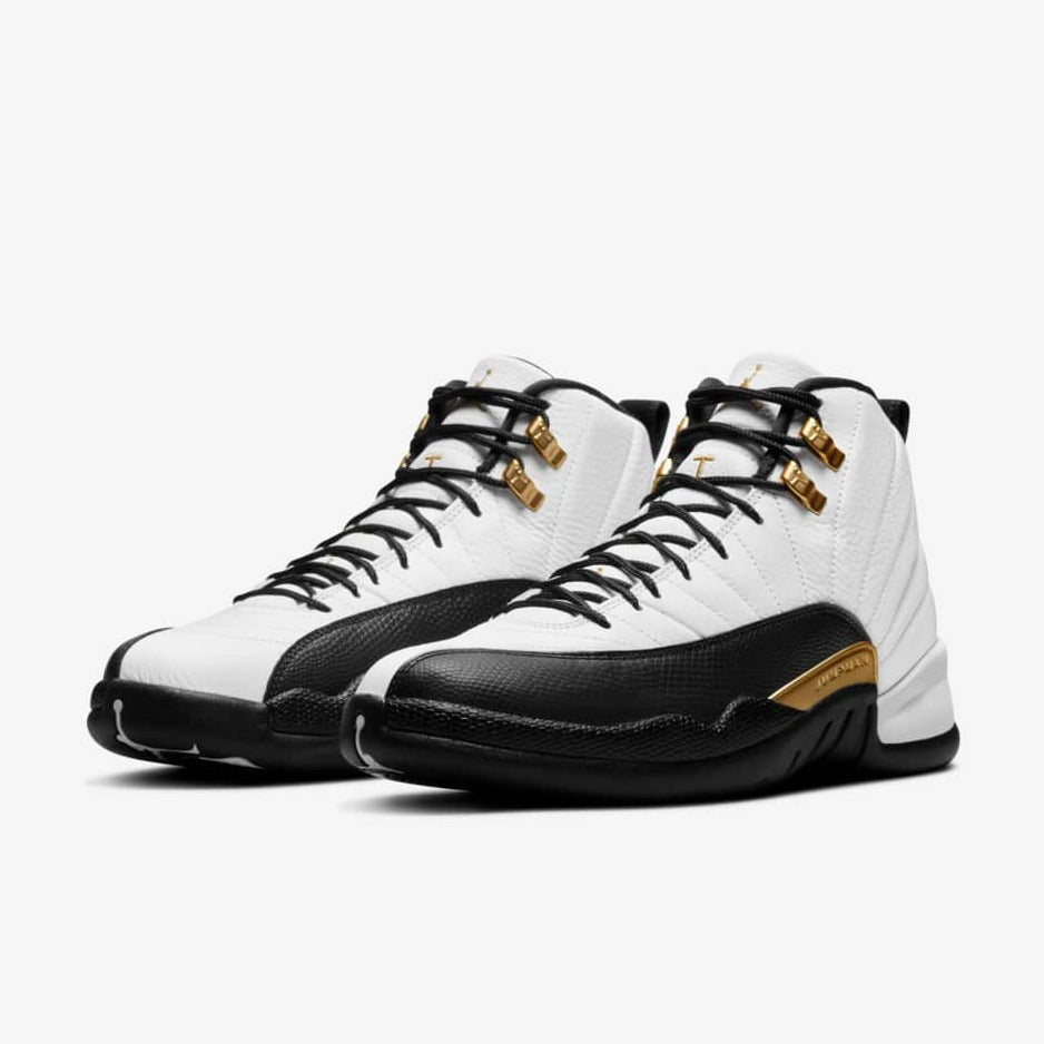 gold black jordan 12