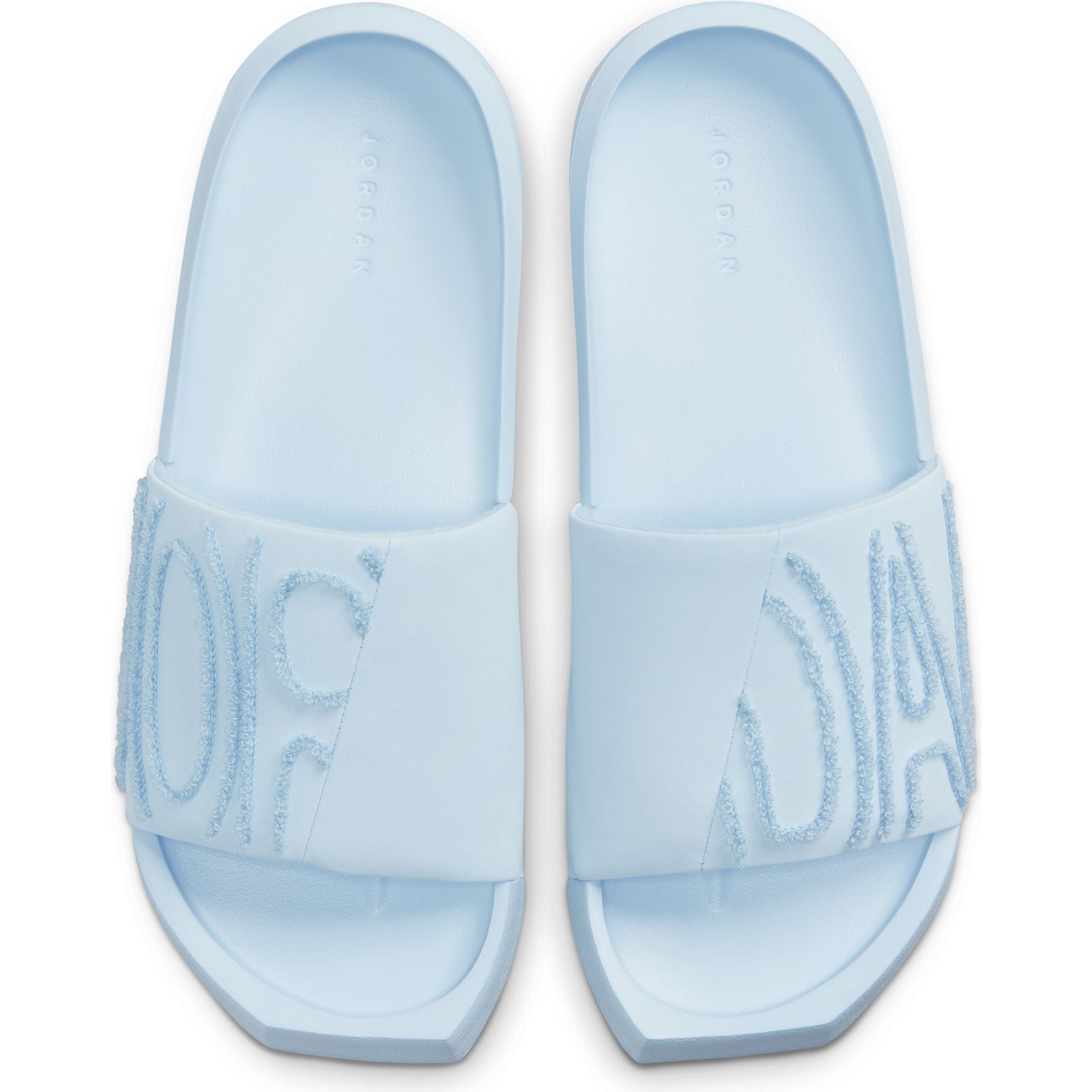 blue jordan slides