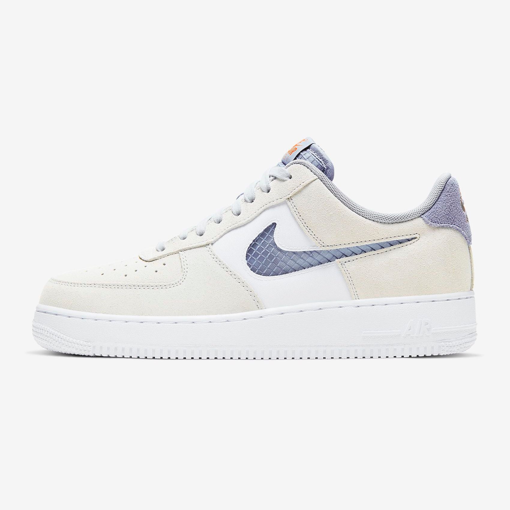 air force 1 pure platinum indigo fog