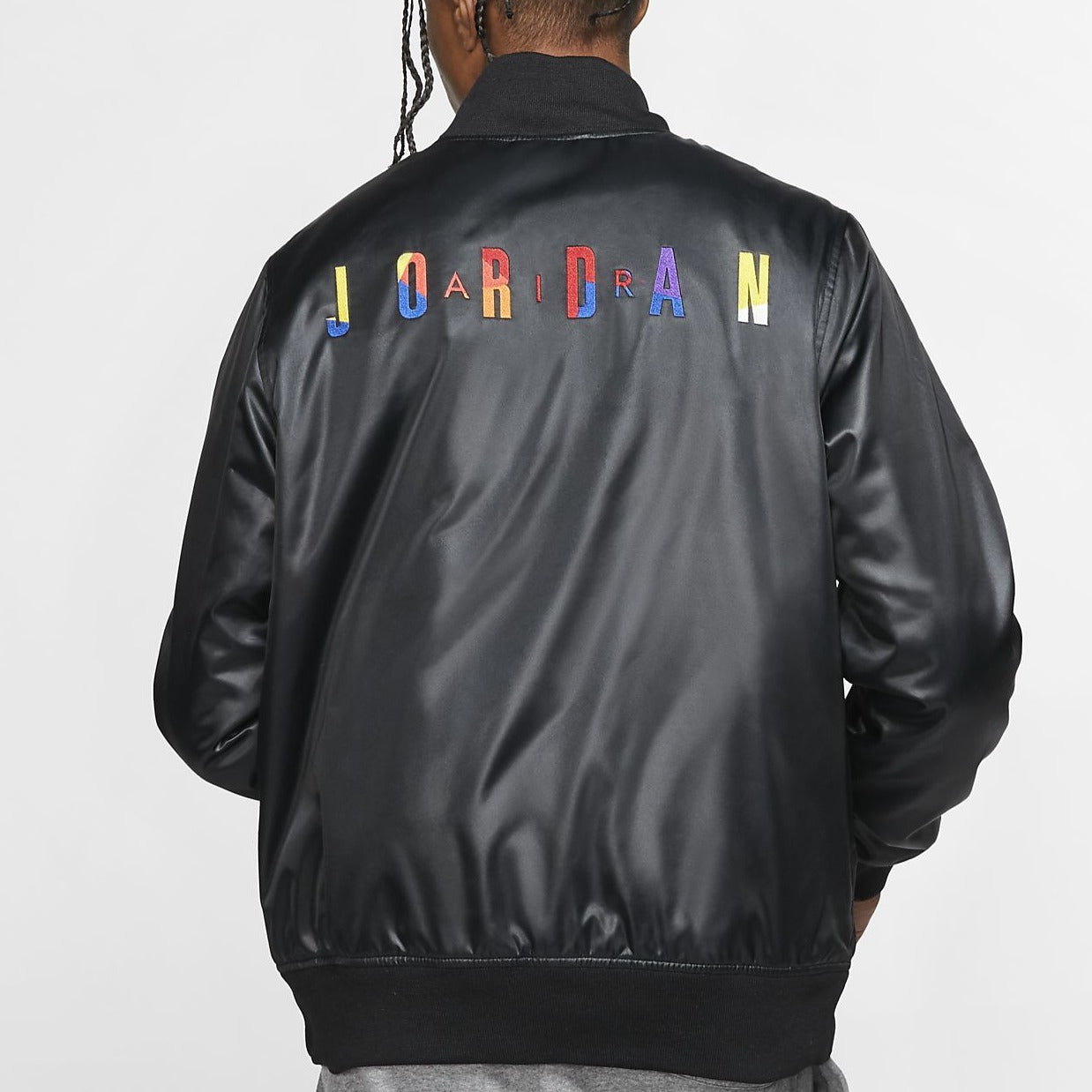 air jordan satin jacket