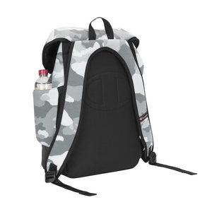 champion top load logo black backpack