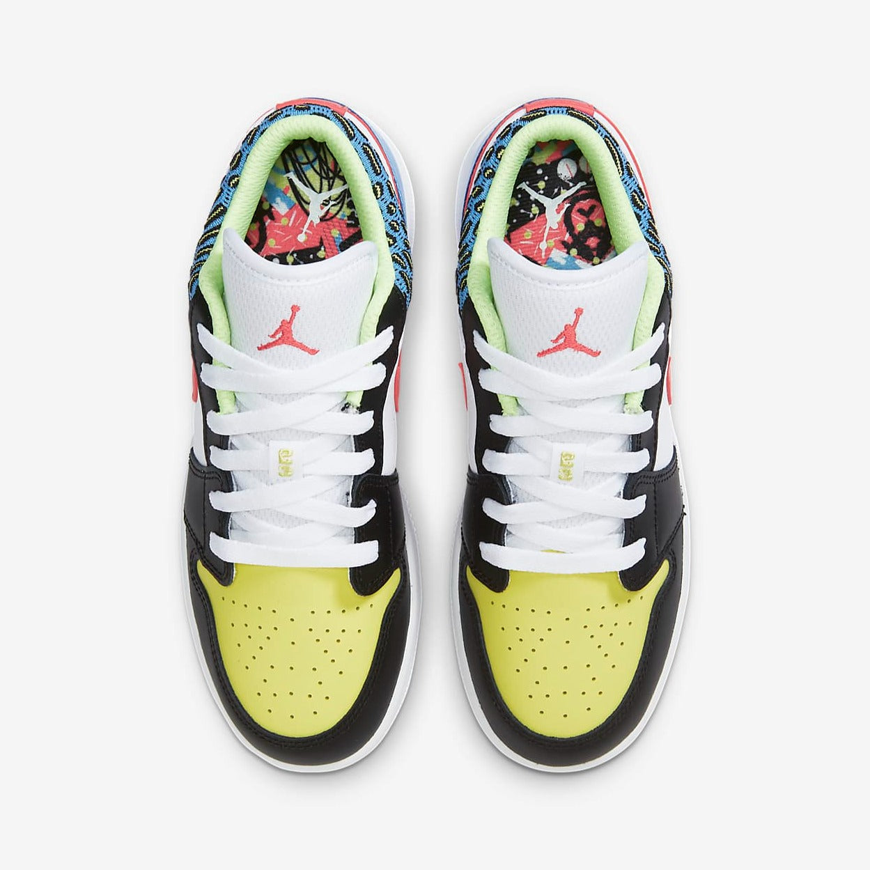 funky patterns jordan 1 low