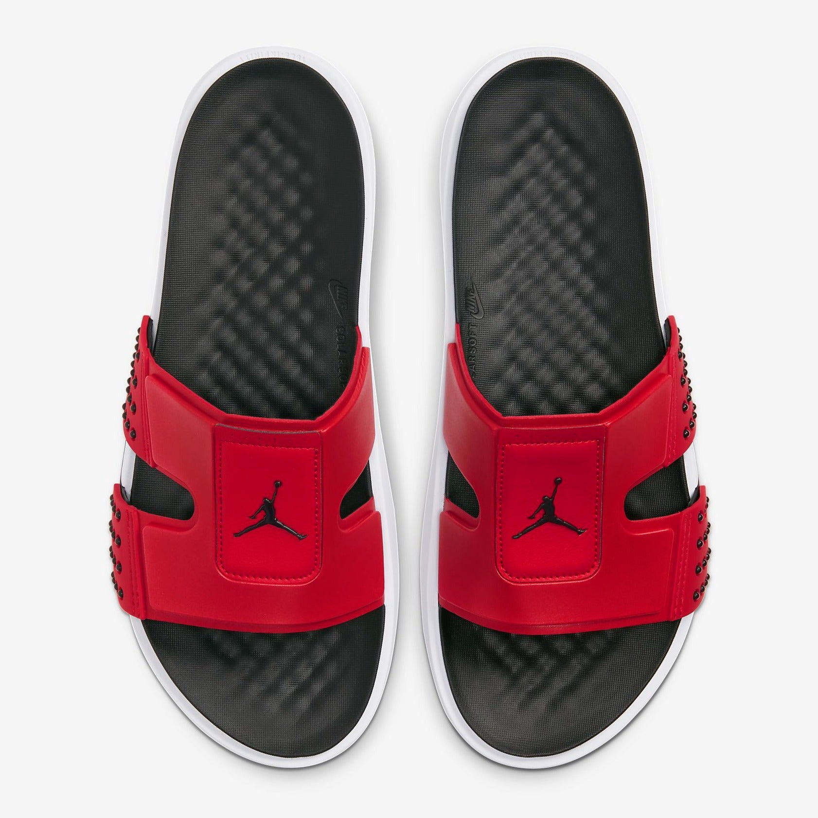 jordan hydro 8 slides red