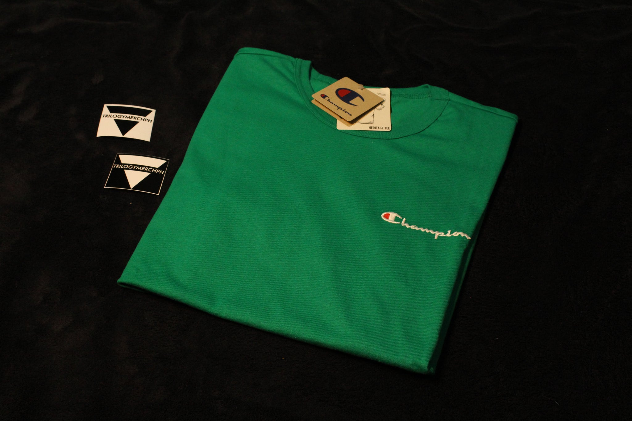 champion heritage tee green