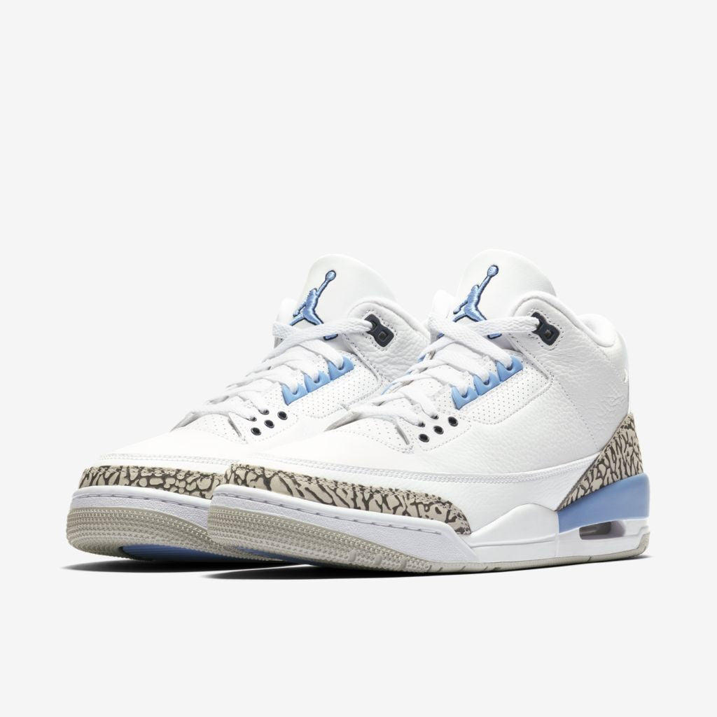 jordan retro 3 white valor blue