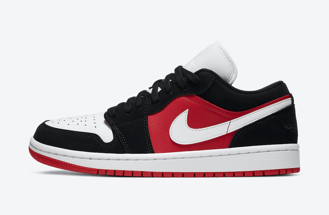 air jordan 1 low chicago black toe