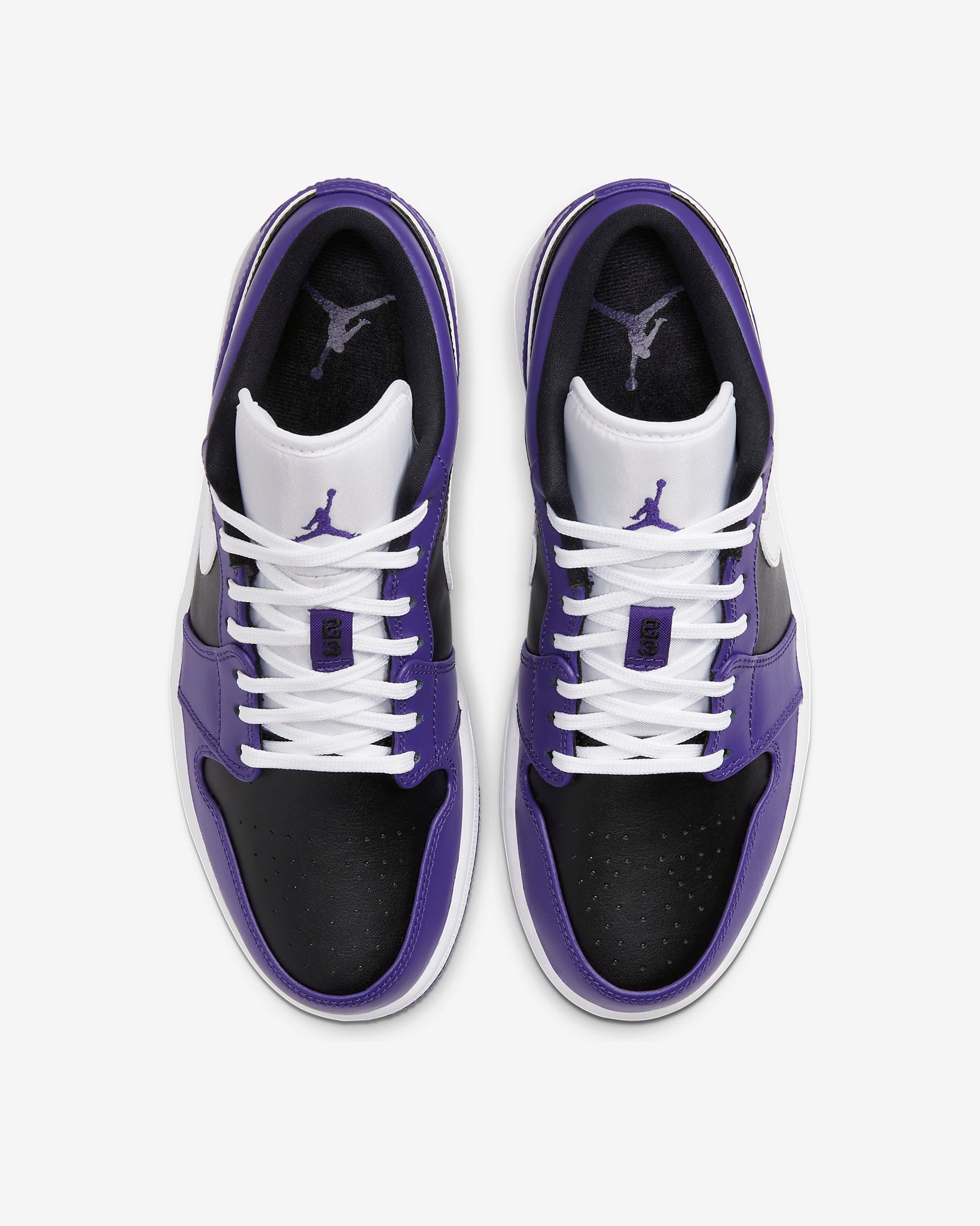 grade school court purple jordan 1