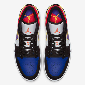 blue red purple jordan 1