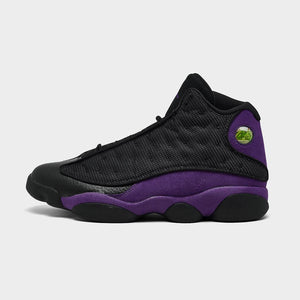 purple and black jordans men