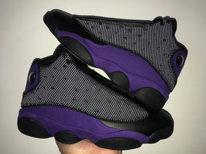 jordan 13 retro purple and black