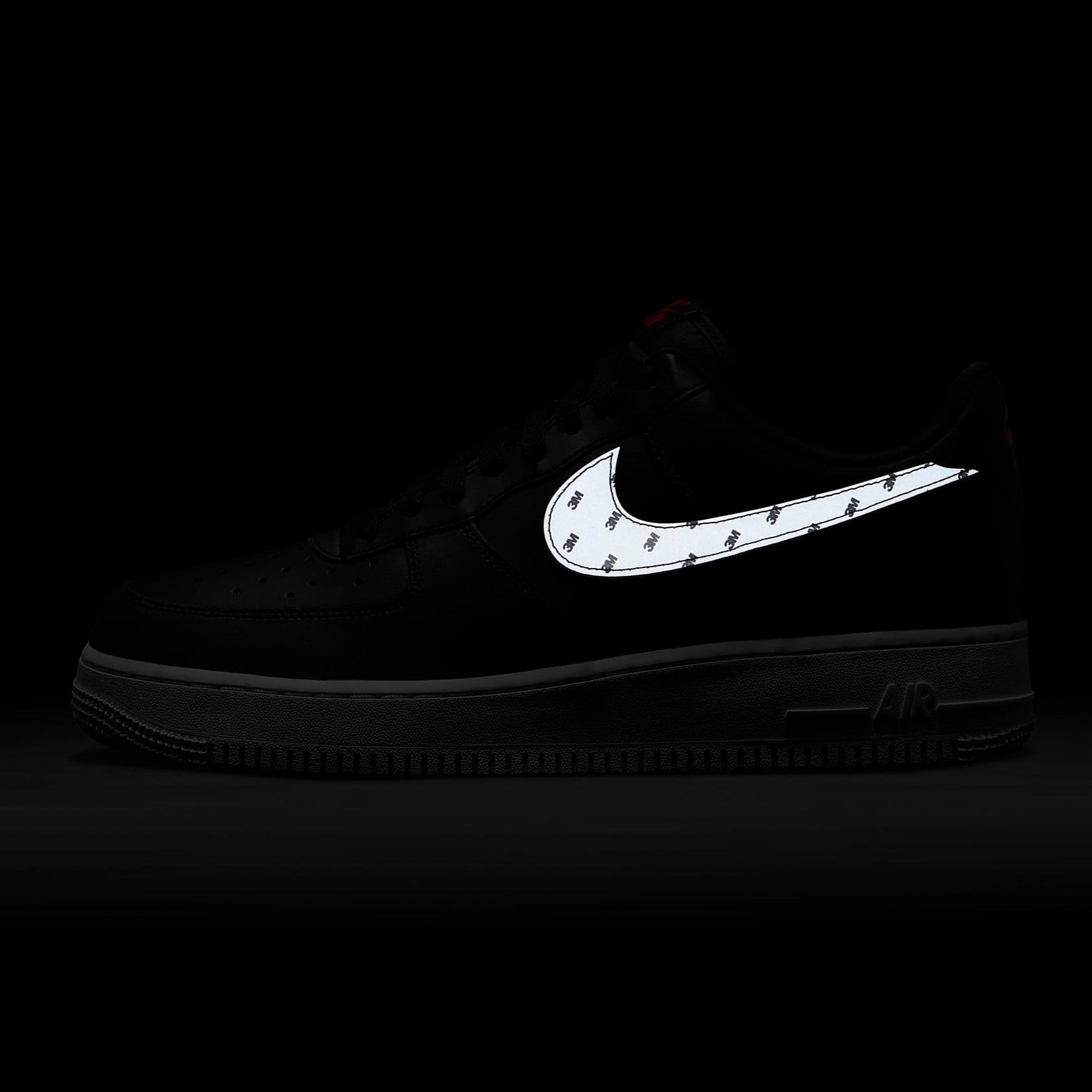 Men's Air Force 1 '07 "3M SWOOSH" (Black/Anthracite/University Re – Trilogy Merch PH