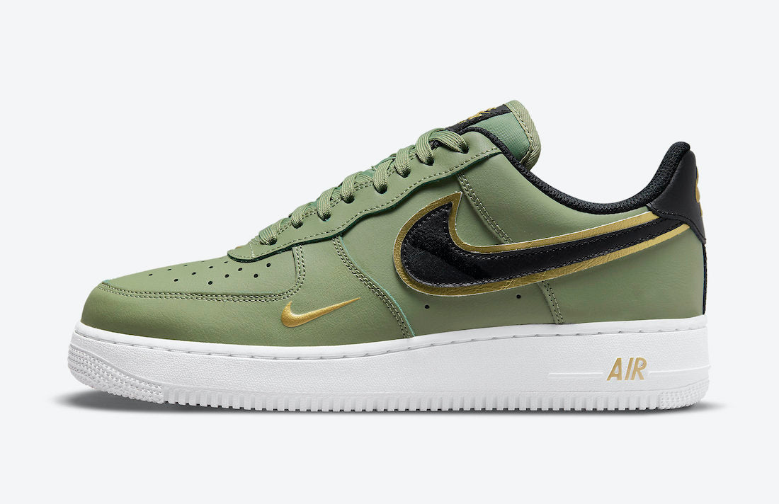 olive green air force 1 low men's