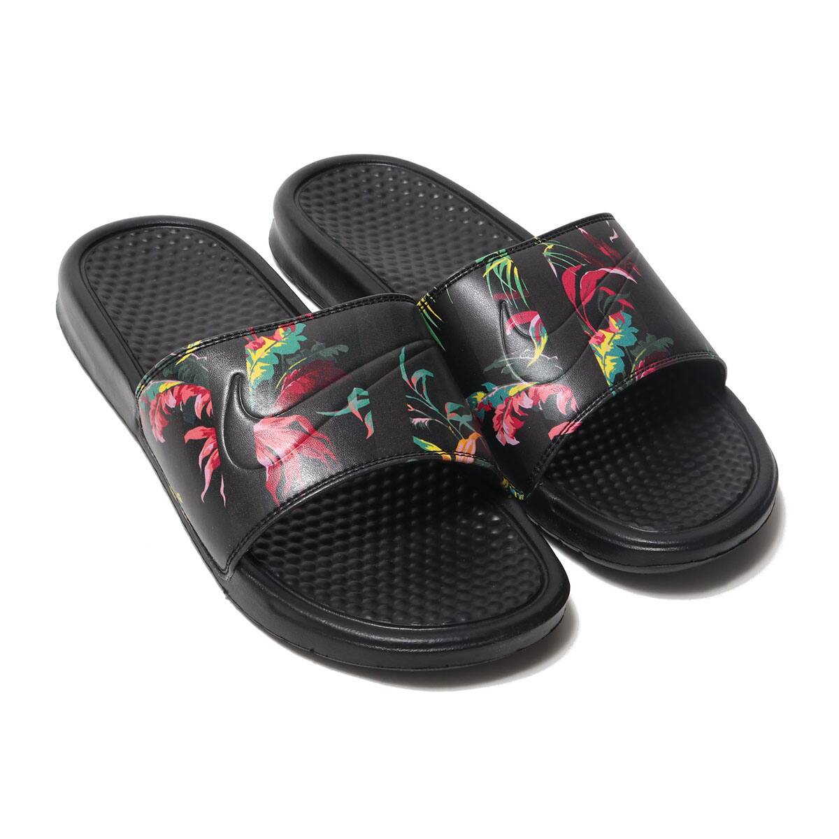 nike floral print slides