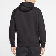Men's Nike French Terry Pullover Hoodie (Black Red)(CJ4864-010)