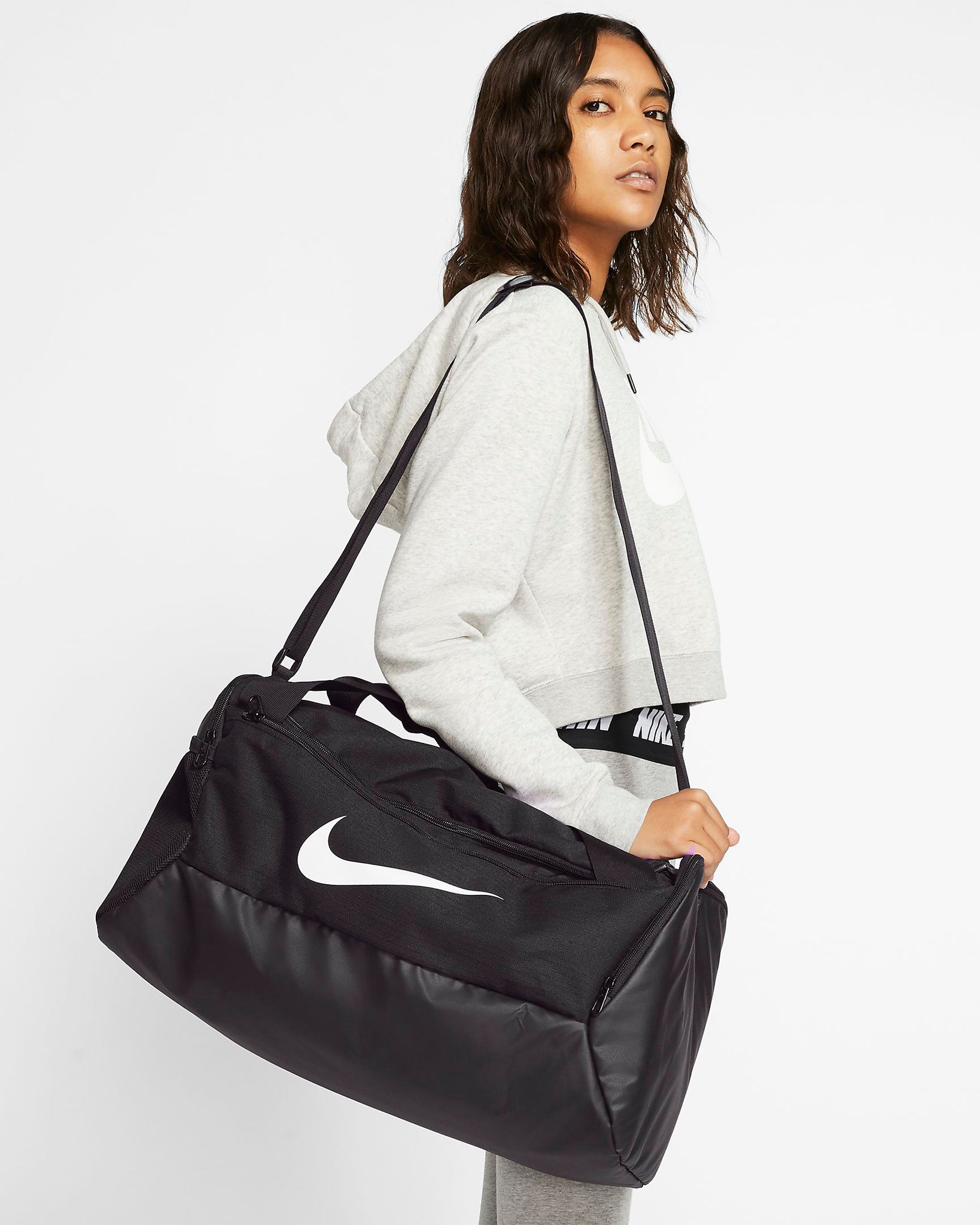 Nike Brasilia Duffel Bag (Small - 41L)(Black/White)(BA5957-010 ...