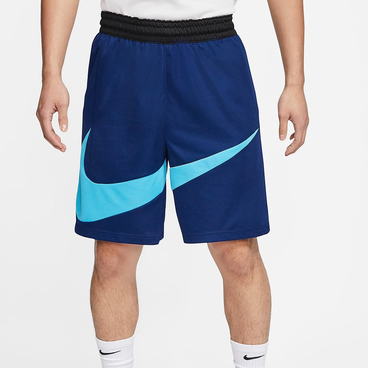 big swoosh nike shorts