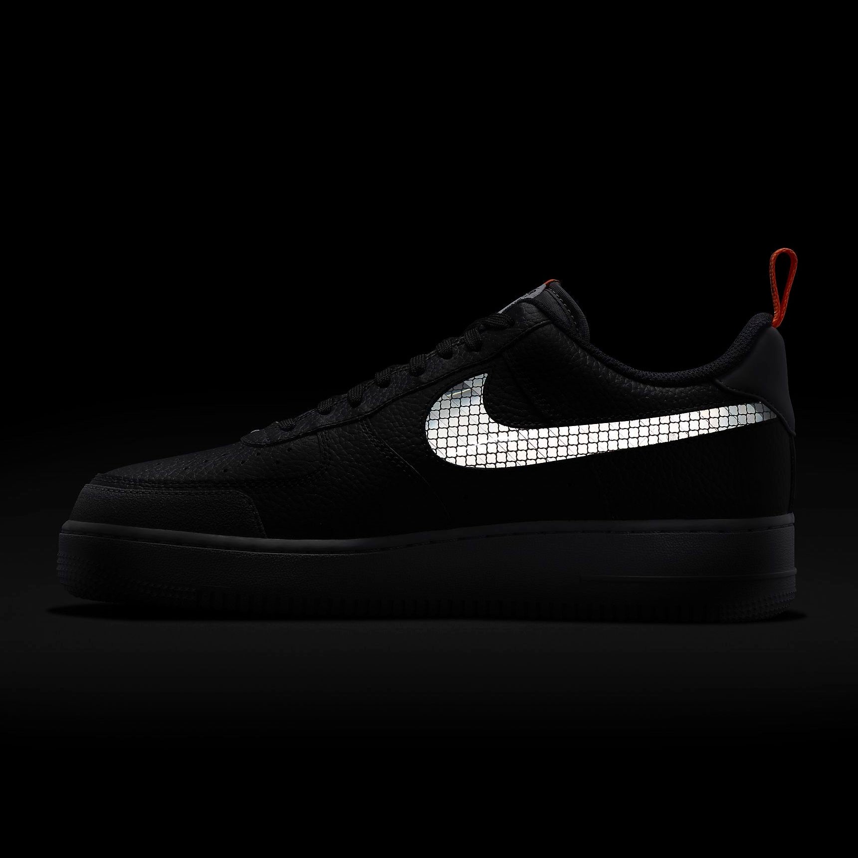 air force 1 reflective black