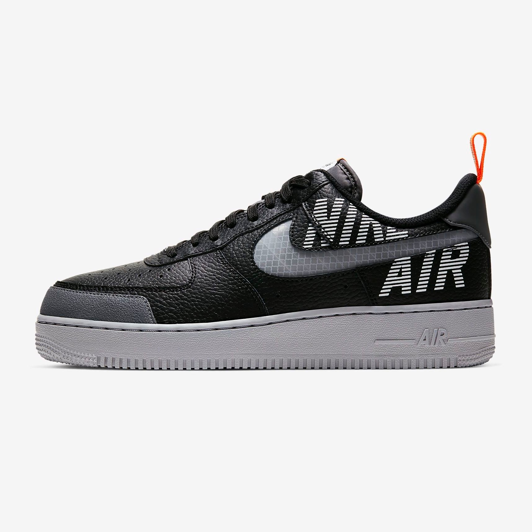 nike air force 1 grey and orange