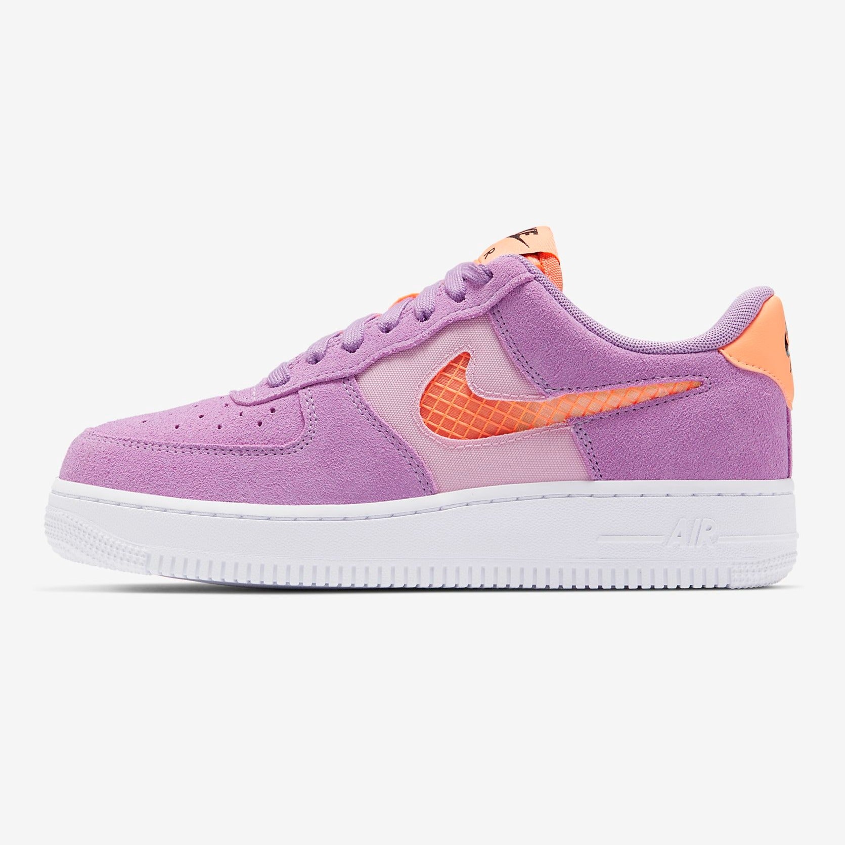 purple and orange air force 1