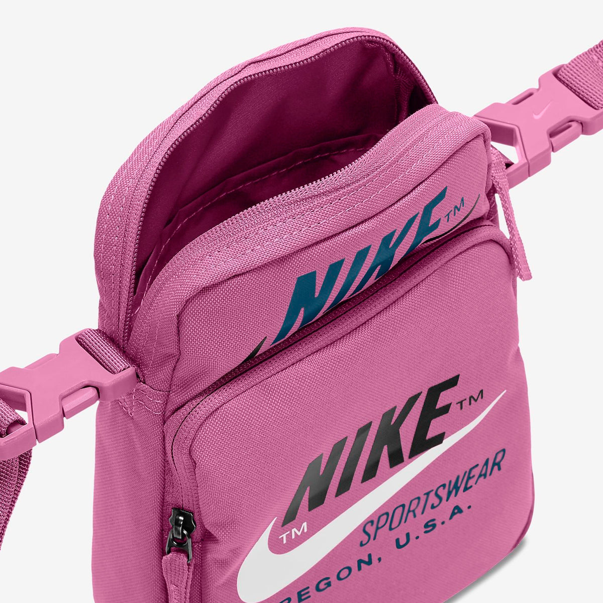 Nike Air Heritage 2.0 Sling Bag (Cosmic Fuchsia/Valerian Blue/White)(B ...