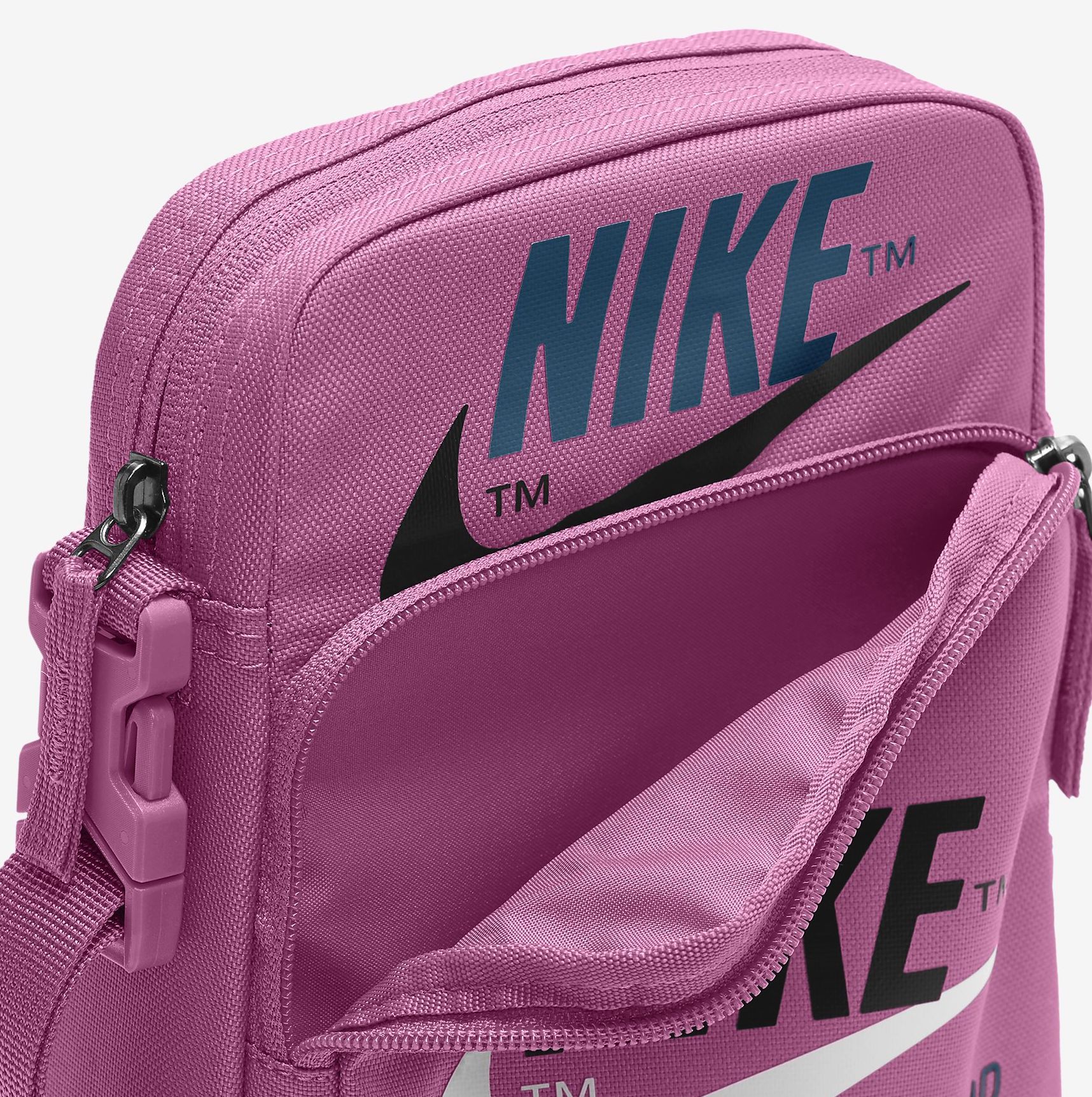 Nike Air Heritage 2.0 Sling Bag (Cosmic Fuchsia/Valerian Blue/White)(B ...