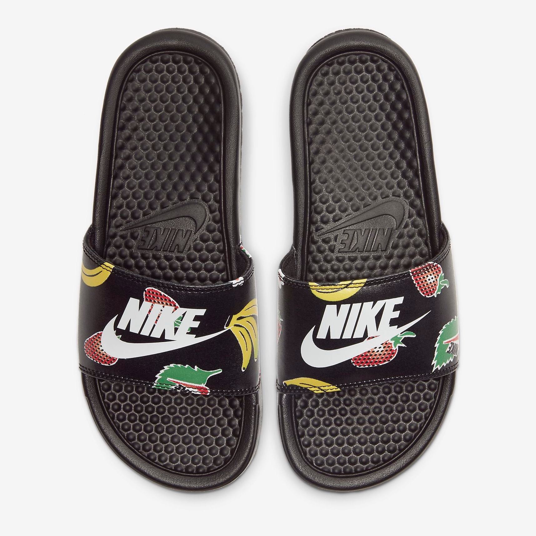 fruit nike slides