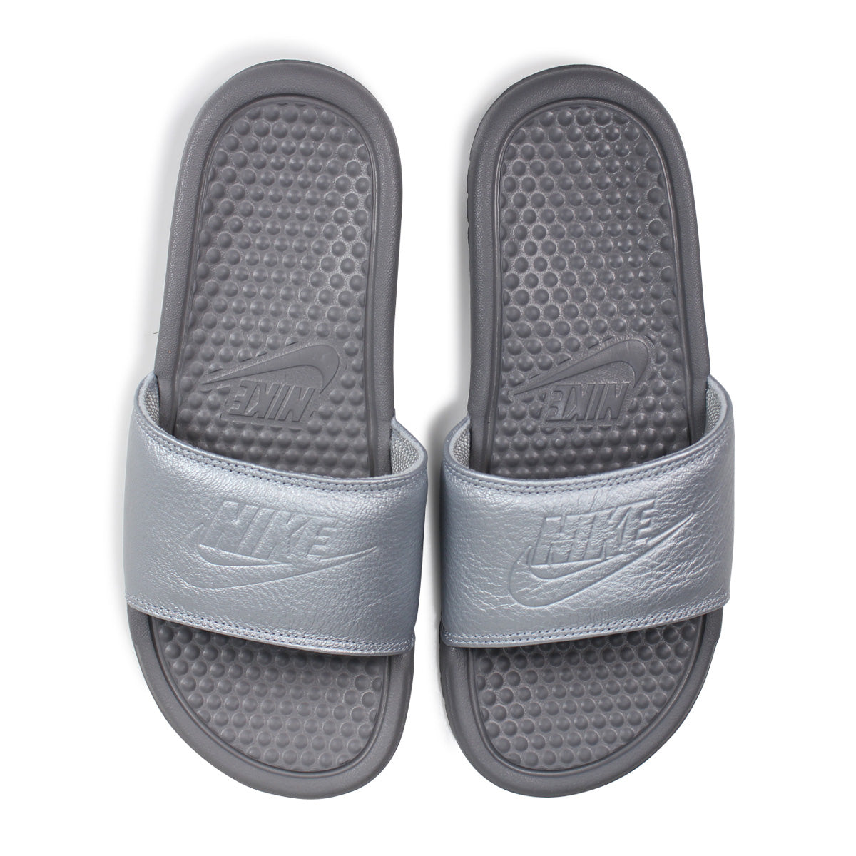 nike benassi metallic