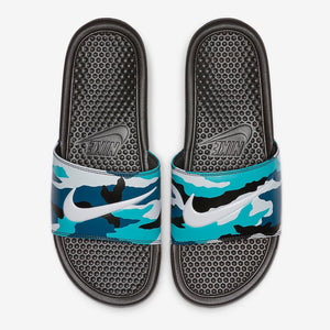 nike benassi jdi camouflage print sliders